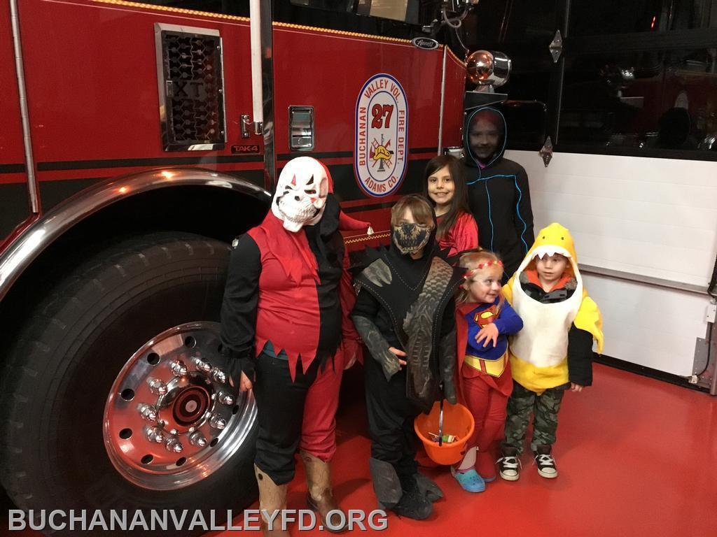 Trick or Treat Buchanan Valley Fire Department